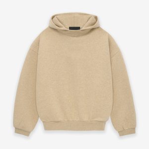 New Fear Of God Essentials Hoodie – Gold Heather