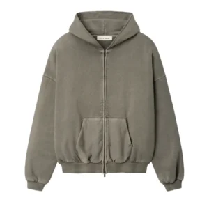 Essentials 90s Zip Up Seal Hoodie