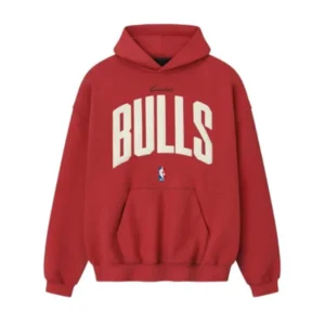 Essentials Bulls Hoodie Red