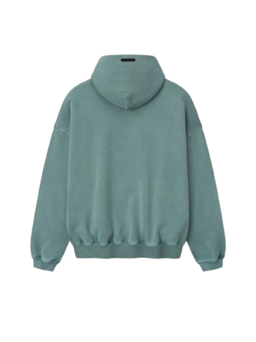 Essentials 90s Campus Hoodie Faded Coastal