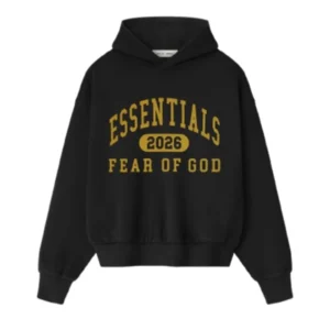 Essentials Classic Fleece Hoodie Black