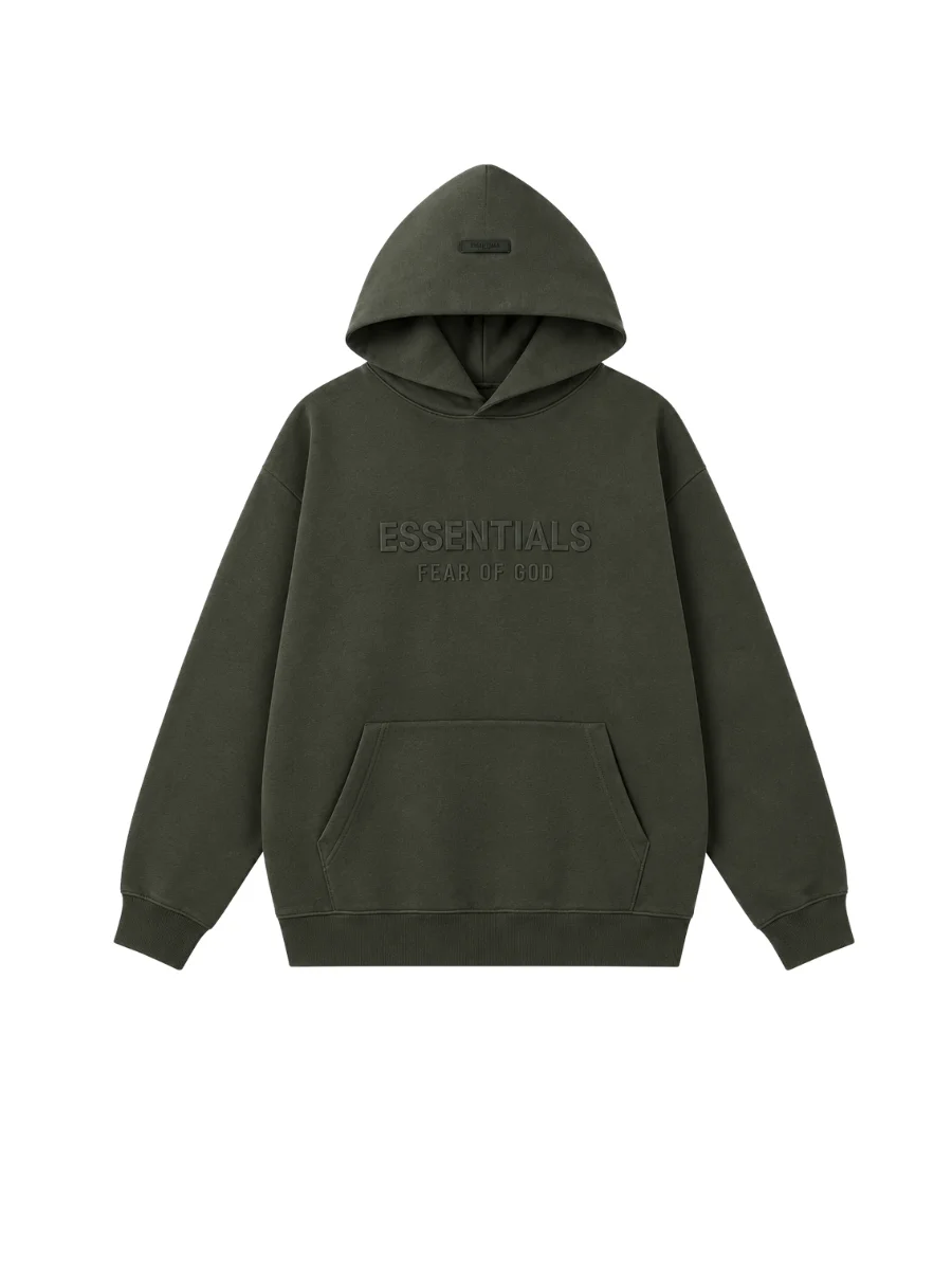 Essentials Fear of GOD Hoodie Embossed