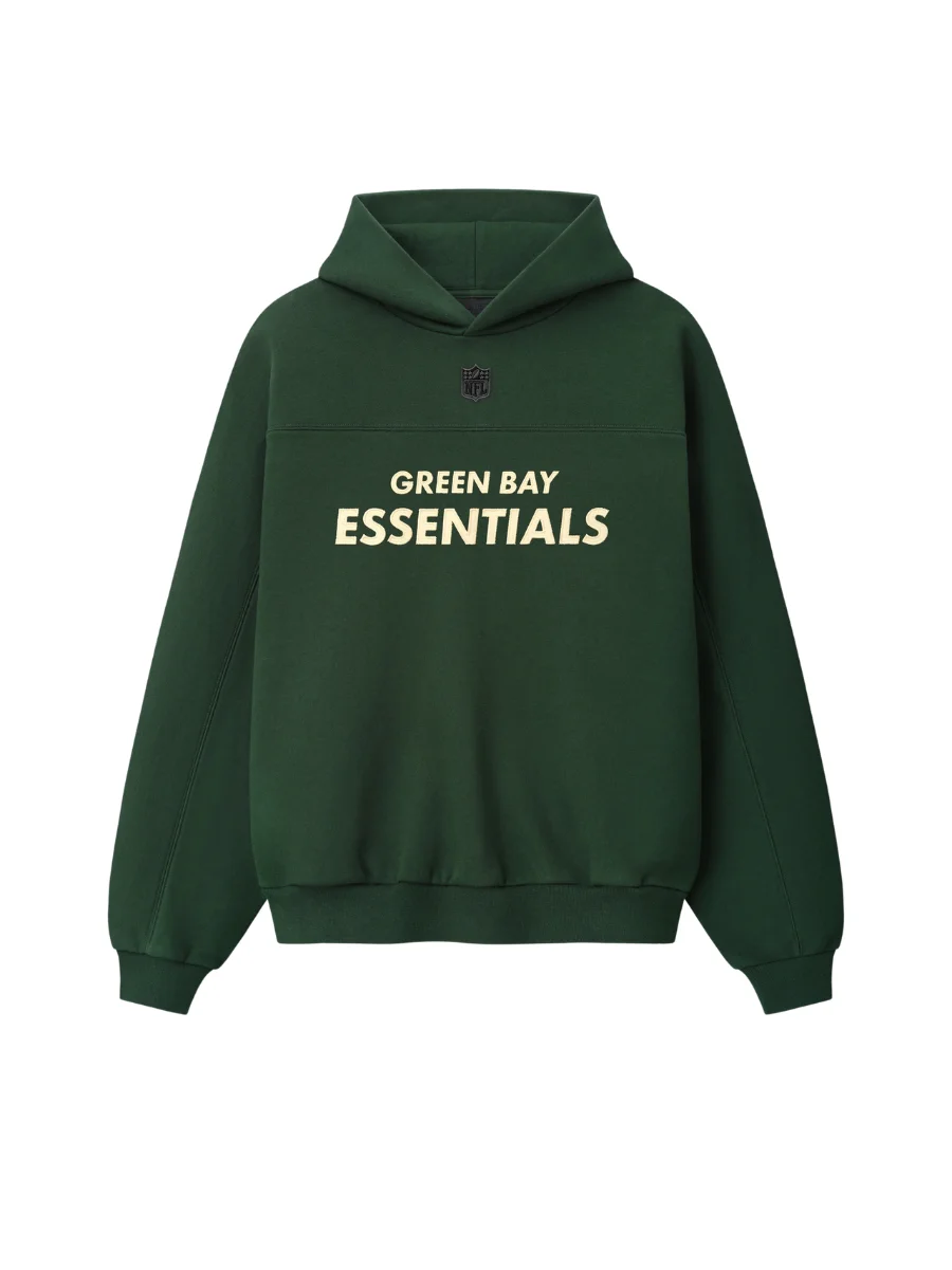 Essentials Packers 90s Hoodie Green Bay