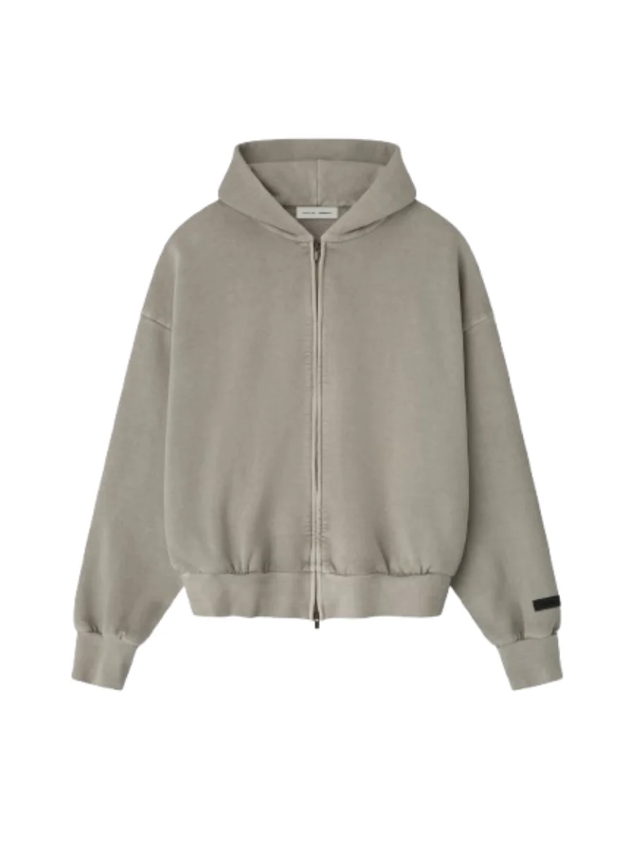 Fear of GOD Essentials Full Zip Embroidered Hoodie